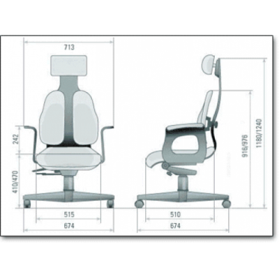 Ортопедическое кресло Duorest Executive DD-120